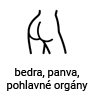 bedra, panva, pohlavné orgány